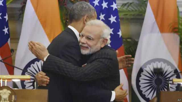 भारत के गणतंत्र दिवस पर ओबामा विशेष अतिथि थे.