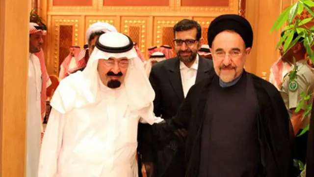 محمد خاتمی هم بعد از پایان ریاست جمهوری اش به عربستان سعودی دعوت شد. روابط دو کشور در دوره ریاست جمهوری او بهبود چشمگیری داشت