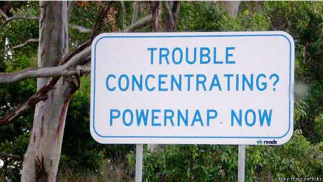 Placa da soneca | Foto: Tony Bowden