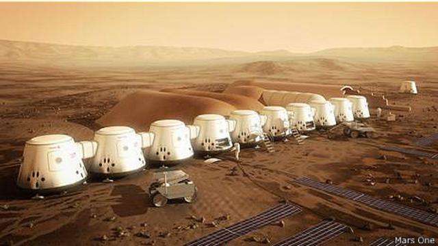 Так может выглядеть колония на Марсе
