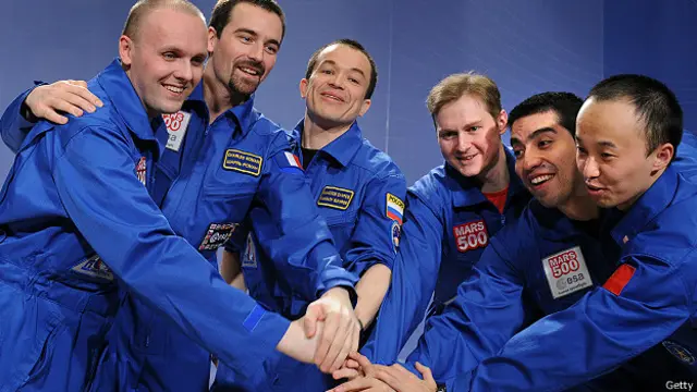 Участники эксперимента Марс-500