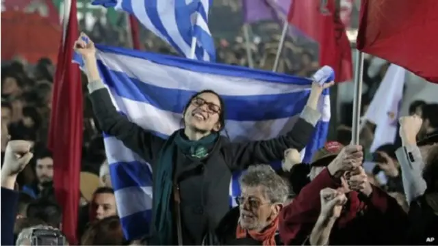 يطالب حزب سيريزا اليساري الذي فاز في الانتخابات العامة باليونان الأحد، بإعادة التفاوض على دين اليونان. 