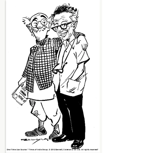 आरके लक्ष्मण, कार्टून