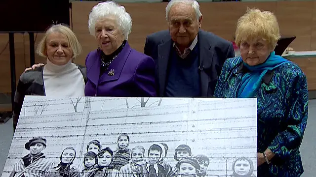 Бывшие узники лагеря