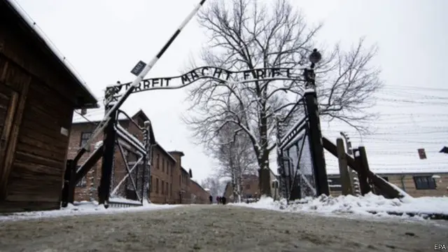 البوابة الرئيسية للمعسكر