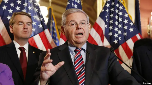 Matk Kirk dan Robert Menendez