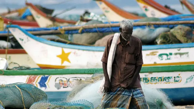 Una vista de Chennai, en India
