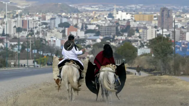 Una vista de Salta, en Argentina