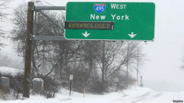 Tormenta en Nueva York