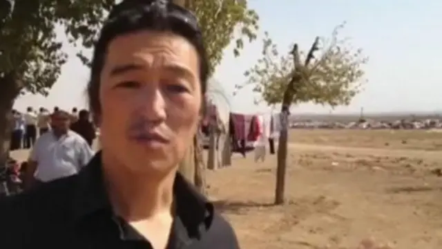 Ông Kenji Goto là một nhà báo và nhà làm phim có tiếng