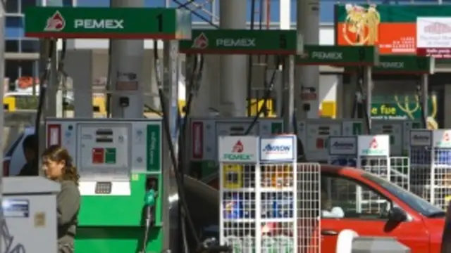 Gasolinera de Pemex en Ciudad de México. Foto: AFP/Getty