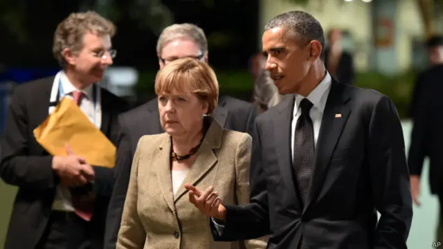Обама и Меркель
