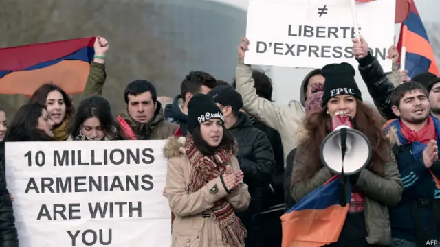 Erməni diasporu etiraz edir