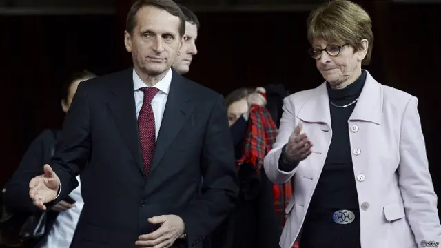 Сергей Нарышкин и Анн Брассер