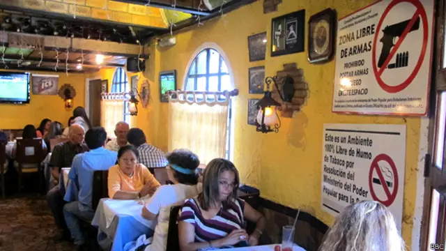 Aviso anti armas en Venezuela