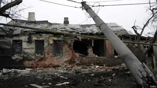 разрушенный дом