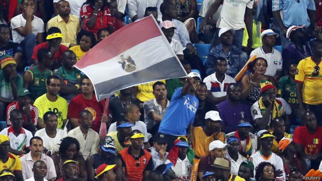 Egipto no clasificó a la Copa Africana en 2015, por lo que presencia en Guinea Ecuatorial sólo está en las gradas.