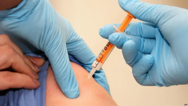 英国流感疫苗接种（资料图片）