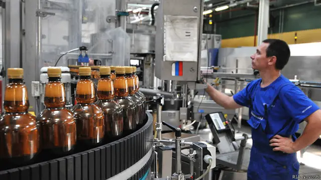 Пивоваренный завод "Балтика" в Воронеже