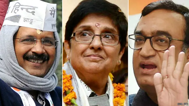 दिल्ली चुनाव के दिग्गज़