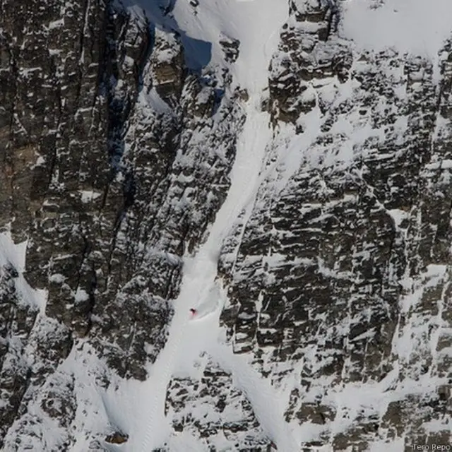 En los vertiginosos descensos no se podía frenar.