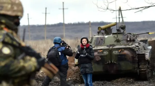 журналист и военные