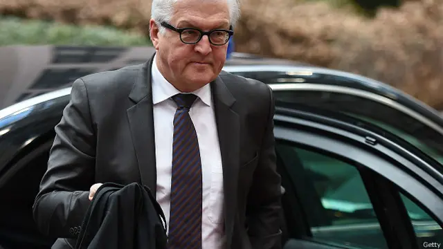 министр иностранных дел Германии Франк-Вальтер Штайнмайер.