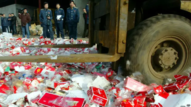 artículos falsificados