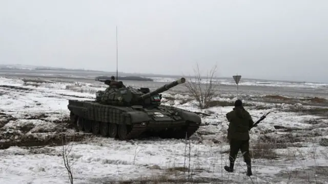 Giao tranh ác liệt đang nổ ra ở thành phố Debaltseve, Đông Ukraine
