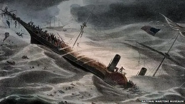 Kapal SS Central America tenggelam di kedalaman 2,2 km pada 1857 saat berlayar dari Panama ke New York 