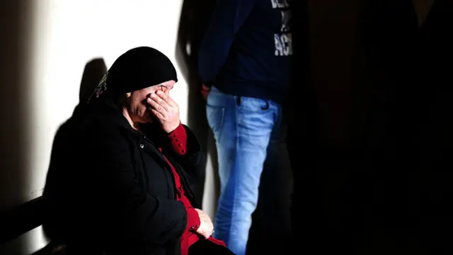 Iraklı Hristiyan bir kadın, Keldani-Asuri Kültür ve Sosyal Yardımlaşma Derneği'nde görüşme için bekliyor. Fotoğraf:AFP