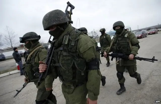 "Зеленые человечки" в Крыму