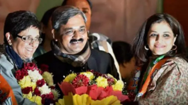 किरण बेदी, शाज़िया इल्मी, सतीश उपाध्याय