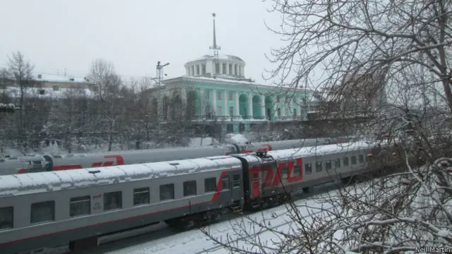 Железнодорожный вокзал в Мурманске