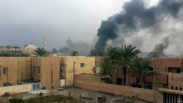 قصف جوي حكومي للفلوجة يوم الجمعة