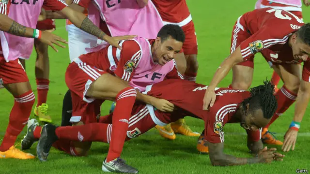 Timnas Guinea Khatulistiwa akan menghadapi Ghana atau Guinea dalam babak semifinal.