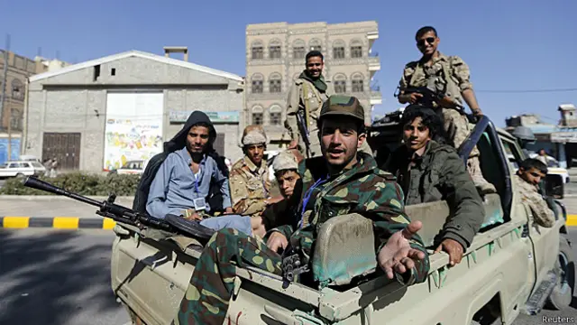 Combatientes hutíes