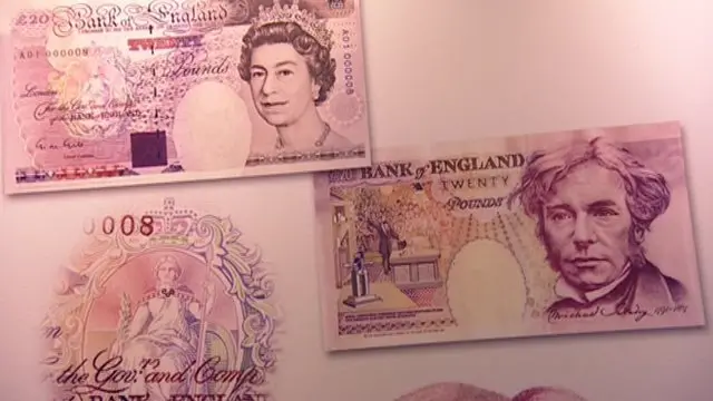 英格兰银行博物馆展出旧钱币
