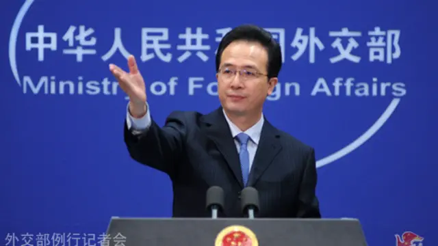 中國外交部發言人洪磊對達賴將出席全美祈禱早餐會發表看法。