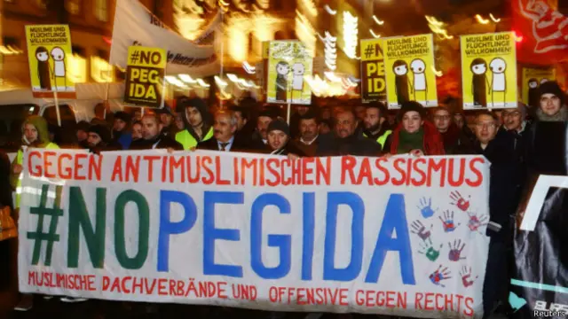 Акция протеста против ПЕГИДА