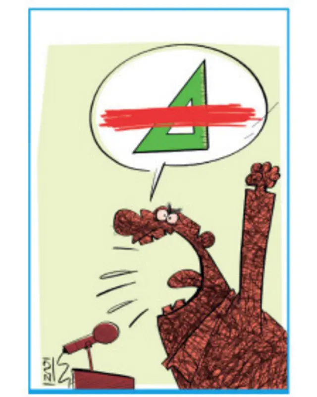 کارتون محسن ایزدی، بی قانون