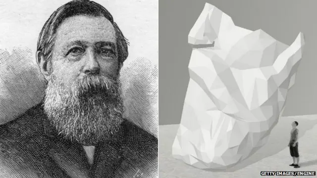 Friedrich Engels và một tác phẩm nghệ thuật 'râu của ông'