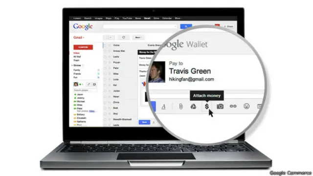 Computadora con gmail