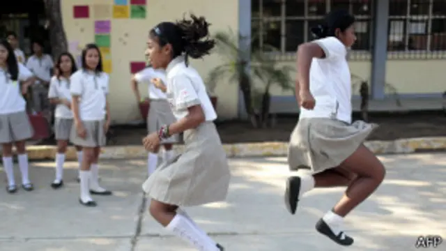 Niñas en la escuela