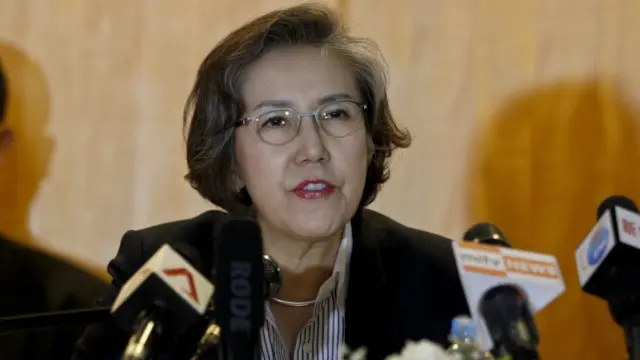 كانت يونغهي زارت ميانمار منذ اسبوعين وأعربت عن قلقها إزاء معاملة أقلية الروهينغا المسلمة