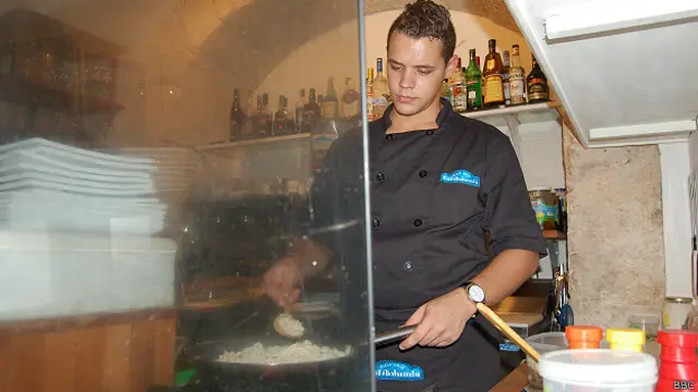 Cocinero del Café Bohemia