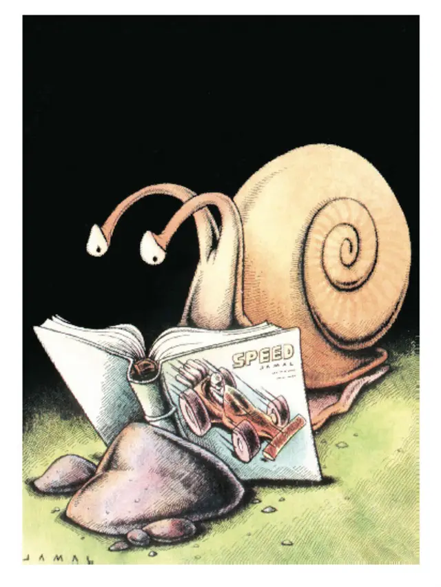 کارتون سرعت از جمال رحمتی، اعتماد