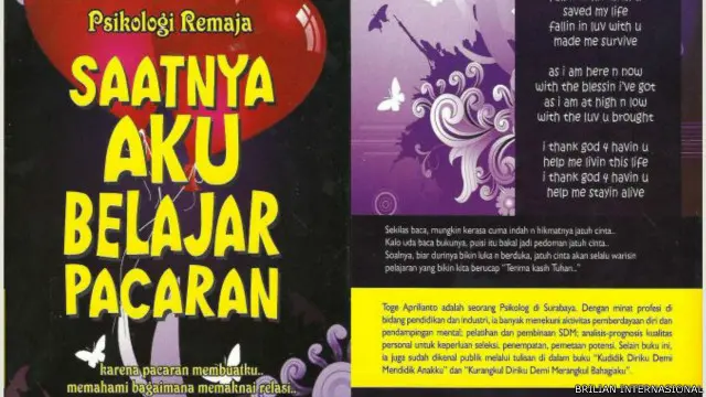 Salah satu isi buku ini membahas bagaimana remaja harus bereaksi jika pacar mengajak berhubungan seks.