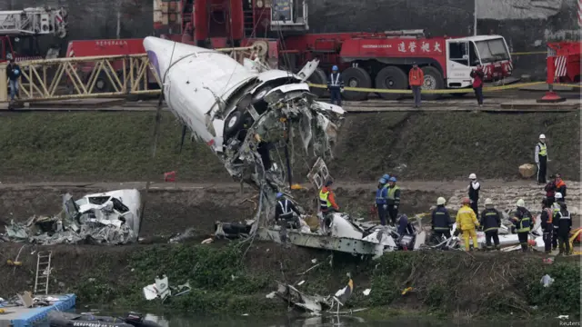 复兴航空空难现场