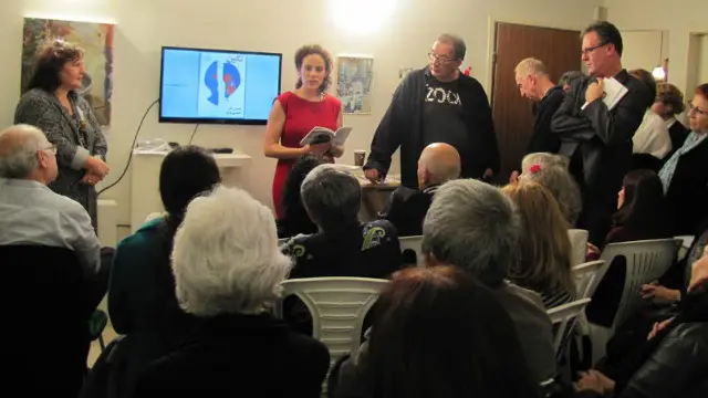 سیوان باسلاب اشعار فروغ را به عبری می‌خواند